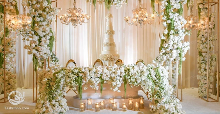 کاهش عزینه عروسی با گل آرایی