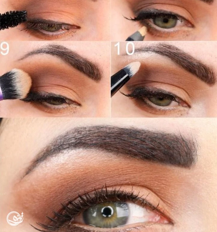 آرایش چشم مناسب مدل چشم افتاده