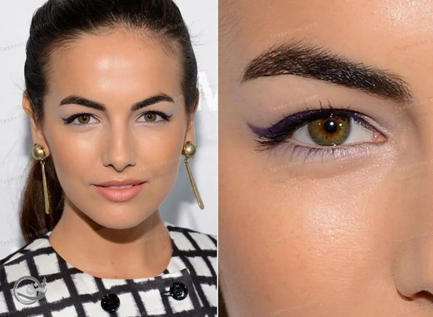 میکاپ چشم با پلک افتاده