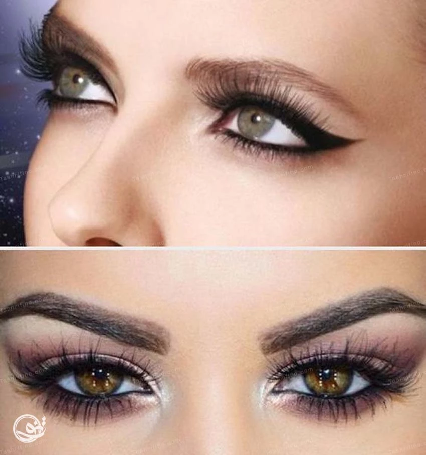 آرایش چشم مدل چشم های نزدیک