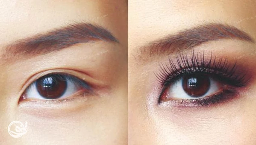 بهترین شیوه آرایش چشم با پلک افتاده