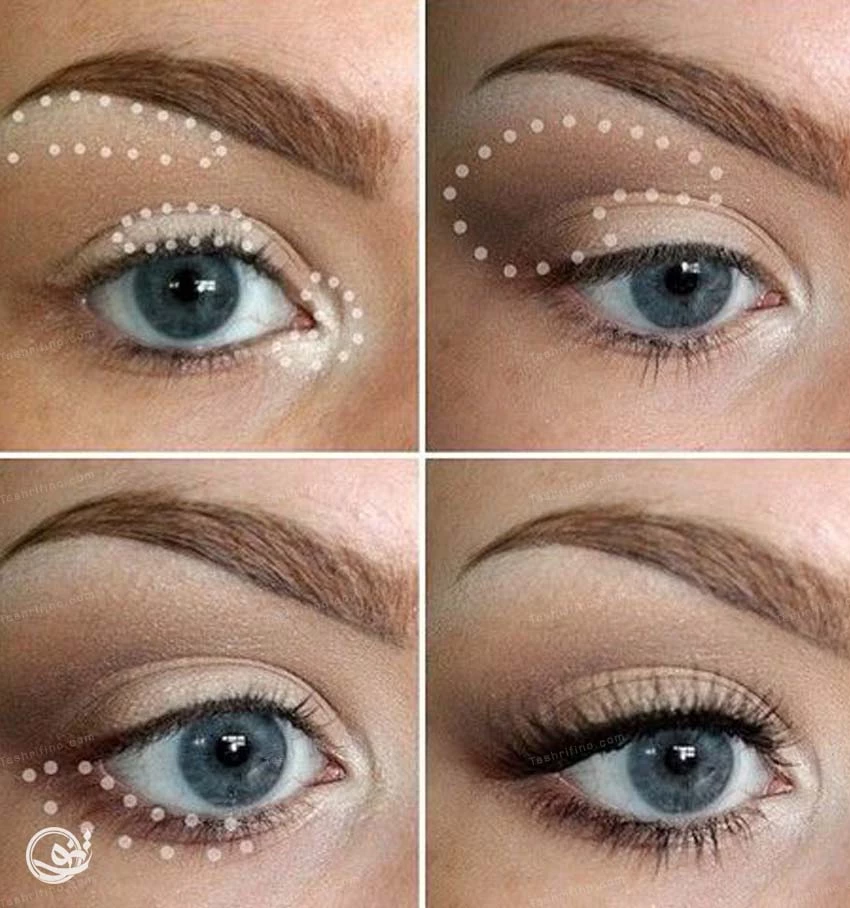 آرایش چشم گود رفته