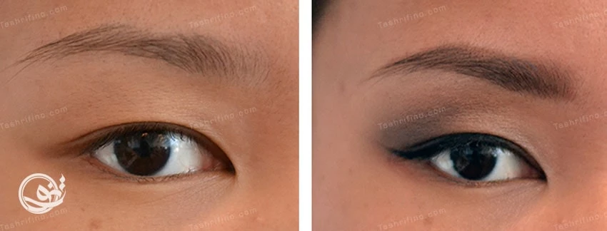 آرایش مناسب چشم کشیده