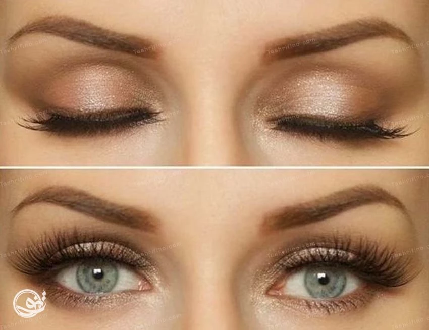 میکاپ و آرایش چشم کوچک