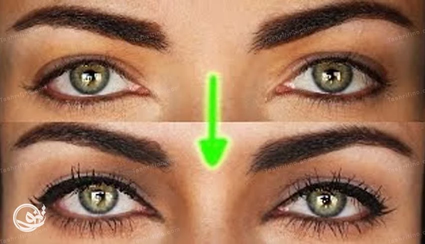 نکات آرایش چشم های با فاصله زیاد