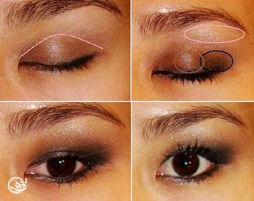 بهترین آرایش چشم بادامی