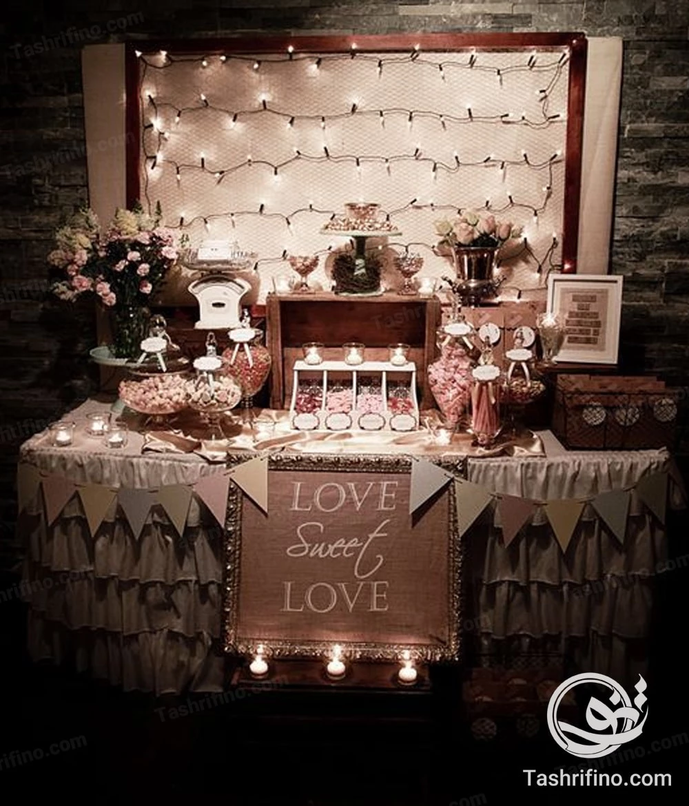 میز شیرینی وینتج