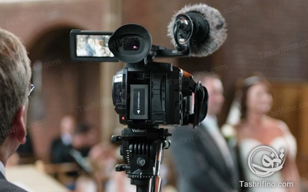 استفاده از دوربین فیلمبرداری در عروسی