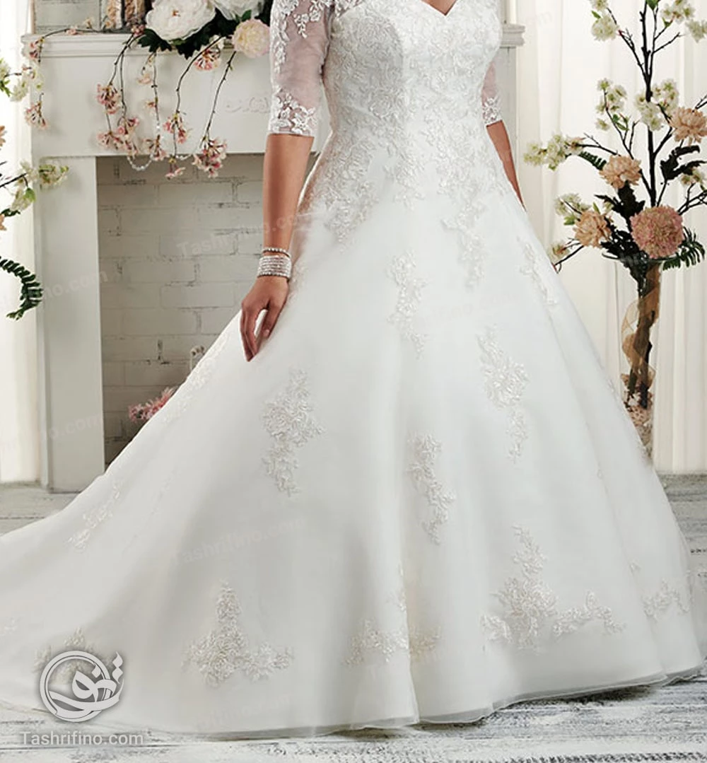 لباس عروس مناسب عروس پلاس سایز