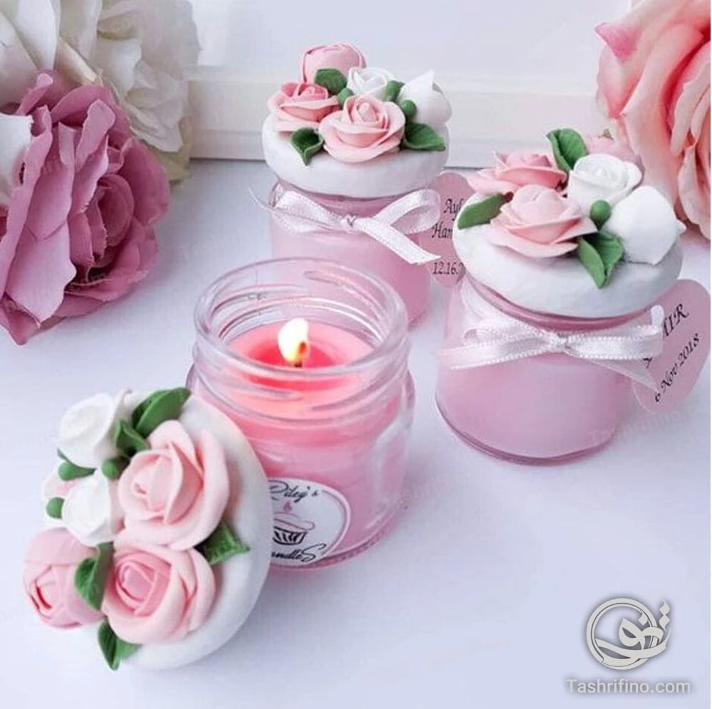 گیفت عروسی شمع