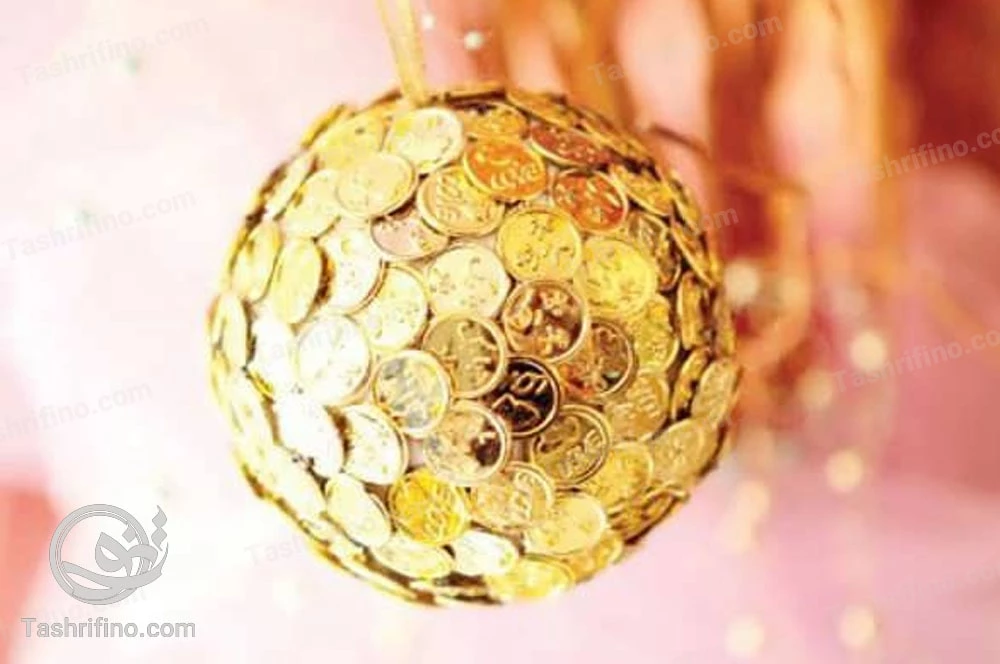 تزئین سکه سفره عقد