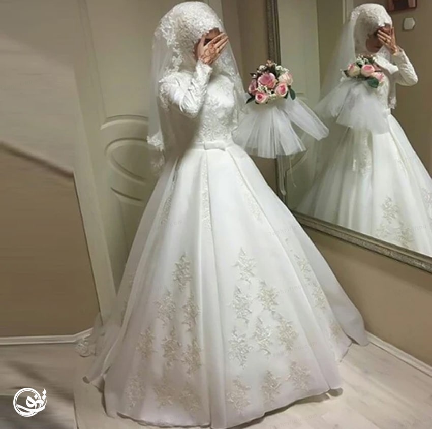 جدیدترین سبک لباس عروس اسلامی