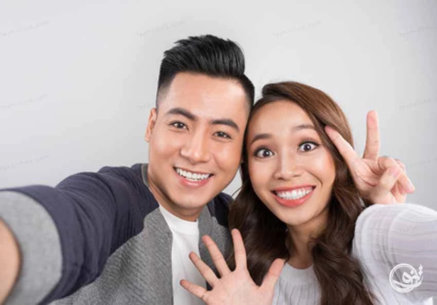 ایده عکس دونفره بدون چهره