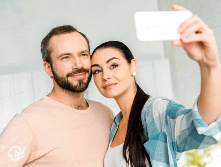 ایده عکس دونفره بدون چهره