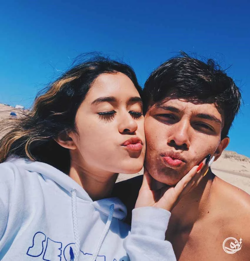 ایده عکس دونفره بدون چهره